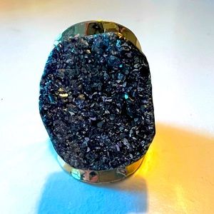 Druzy ring, size 8, Lavender Blue Boutique